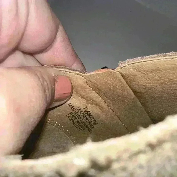 Lucky Brand Wedge Boots Women’s Size 71/2 M Tan Brown Suede - Picture 7 of 11